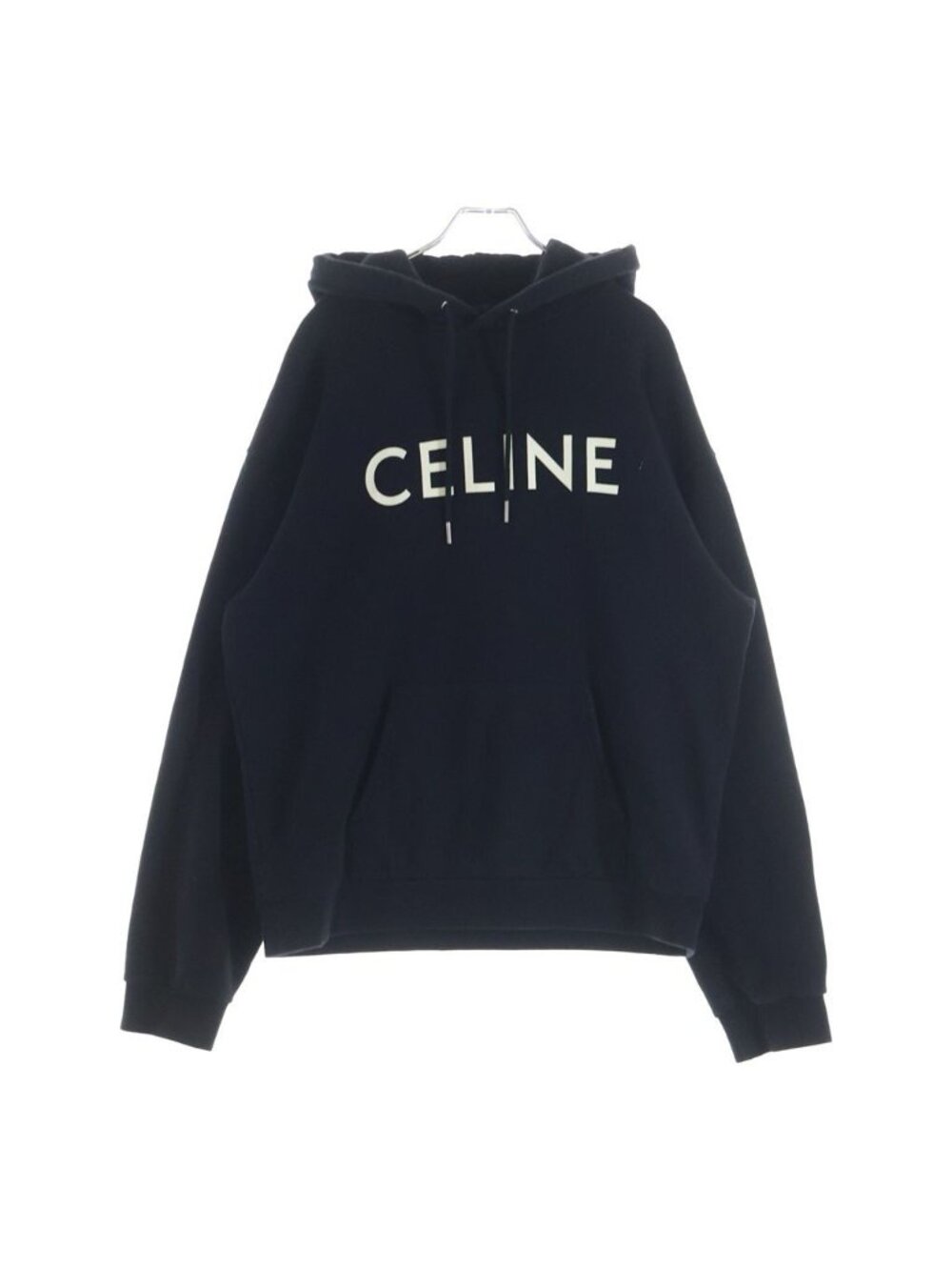 Celine Classic Logo Pullover Hoodie Black